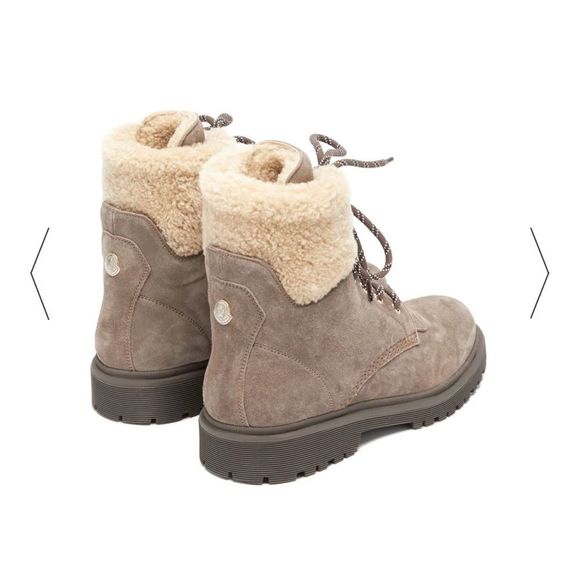 Moncler Patty Shearling ankle combat boots - new - Picture 3 of 16